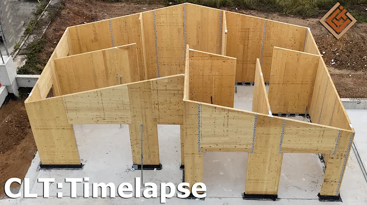 Building with CLT: 2-Day Timelapse by CLT GREECE