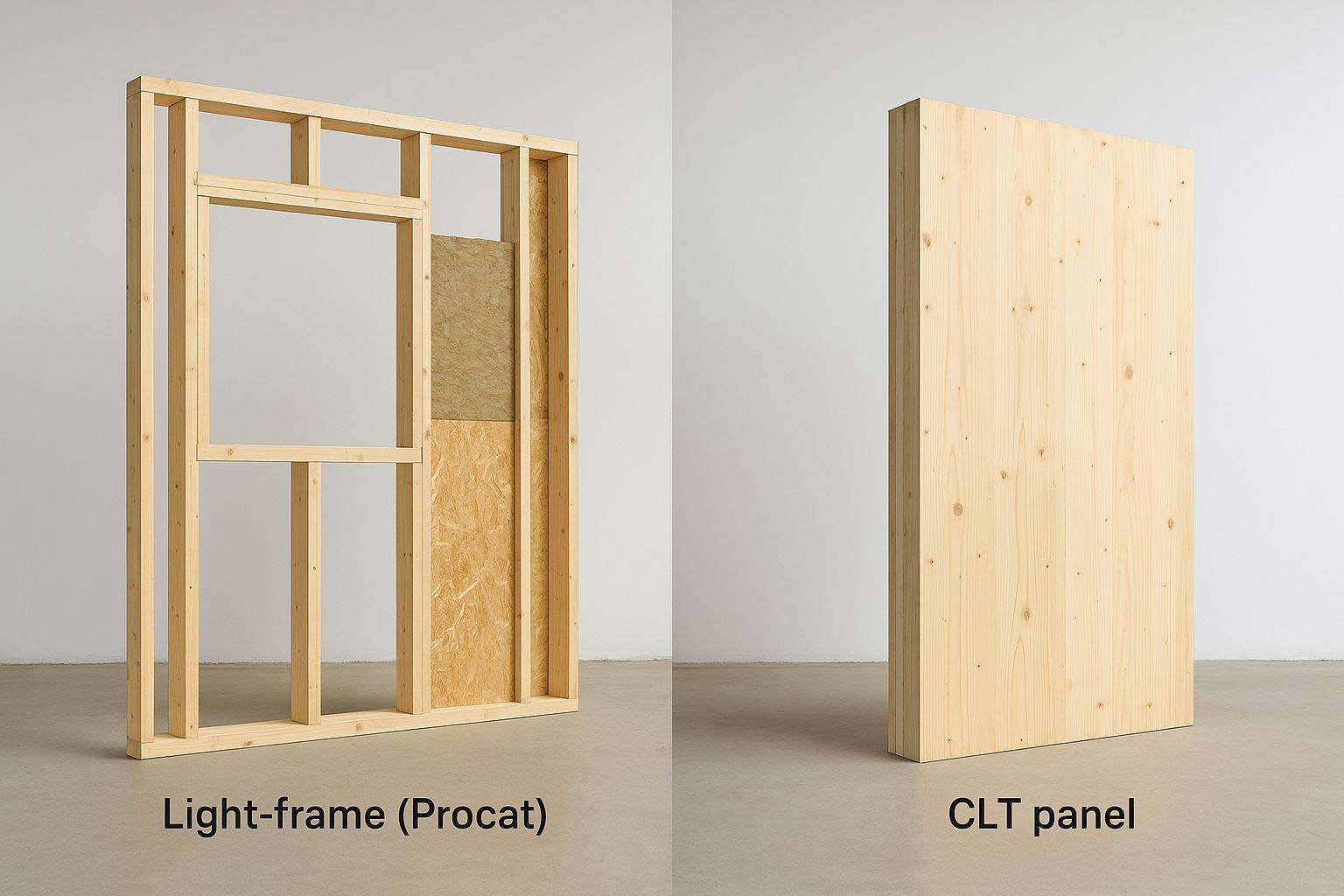 Difference between CLT and Prefab